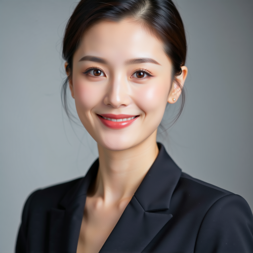 首席数据官头像，年轻女性，穿着职业装，背景简洁